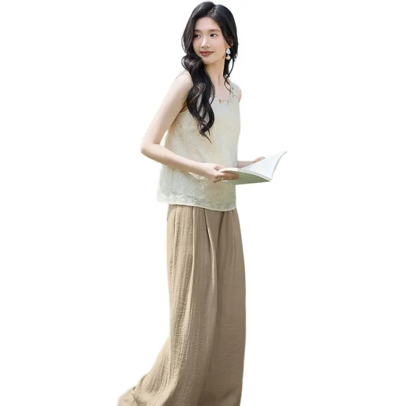 XWI Casual Suits Women's Raw White & Khaki-1