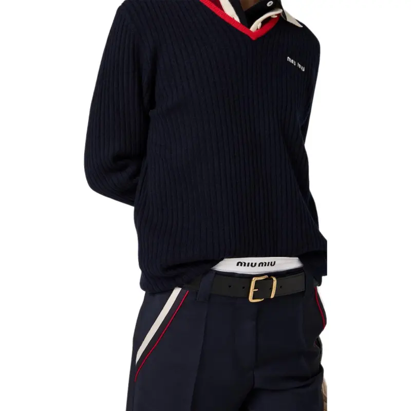 MIU MIU Casual Pants Women's Marine Blue-2