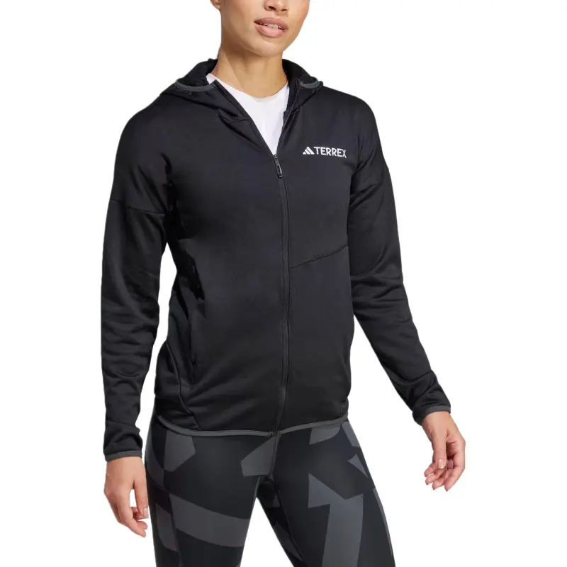Adidas Free Shipping With AdiClub Terrex Xperior Climawarm Light Fleece Hooded Jacket-2