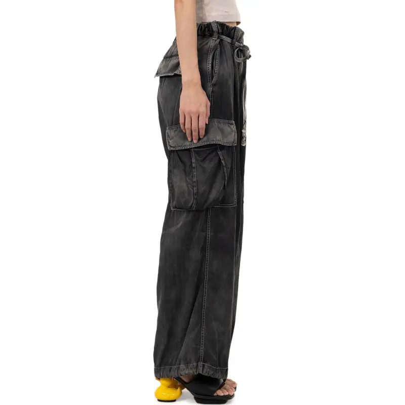 Maison Mihara Yasuhiro SS25 Cargo Pants Women's Black-4