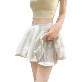 Flowers In Water Casual Short Skirts Women's