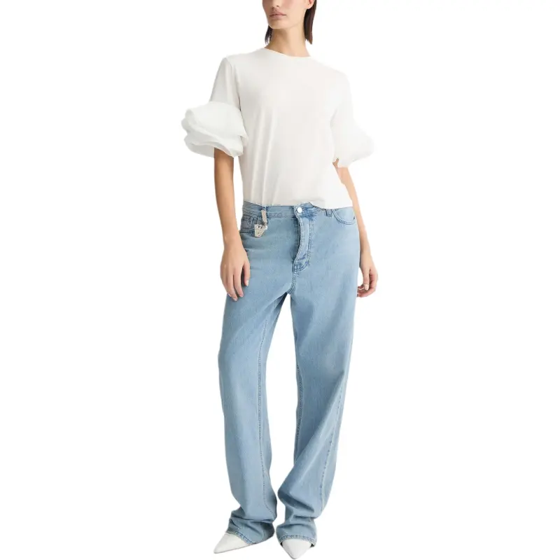 LIU·JO Flounce sleeve T shirt-2