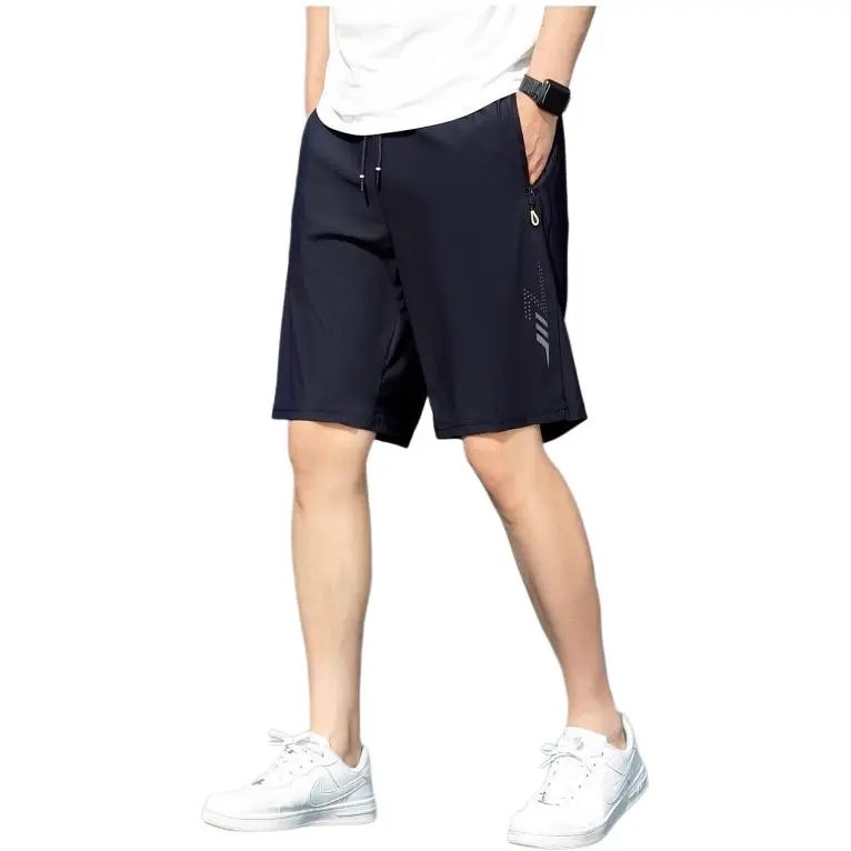KVIV Casual Shorts Men Navy Blue -2