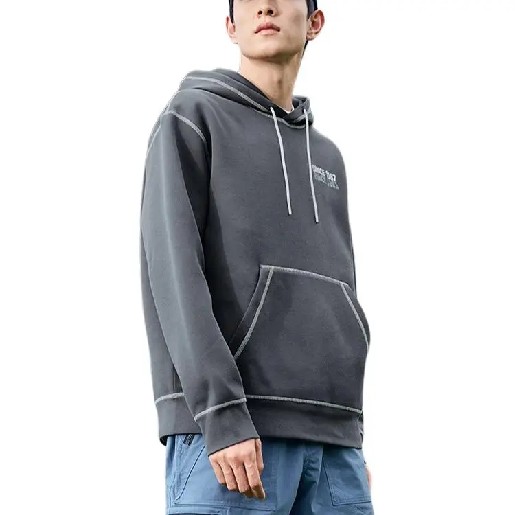 XTEP Sweatshirt Unisex Misty Ash Gray-2