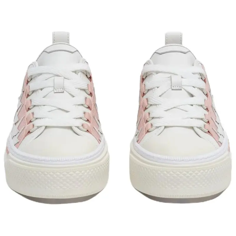 AMIRI Stars Court Low Top Skateboard Shoes Women's Pink-4