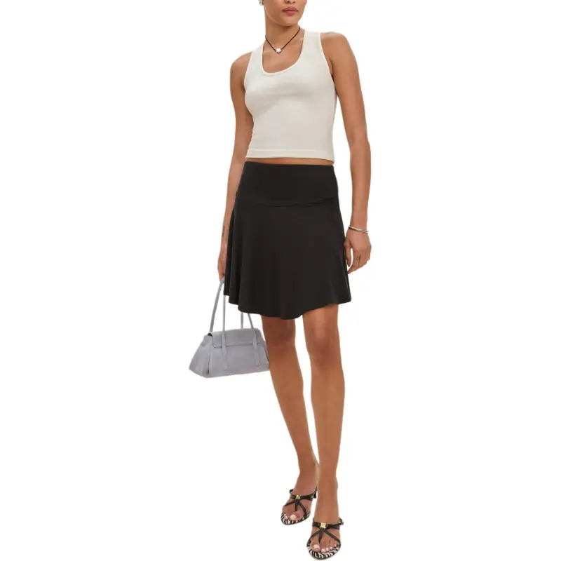 REFORMATION Laurie Knit Skirt Casual Short Skirts Women's-3
