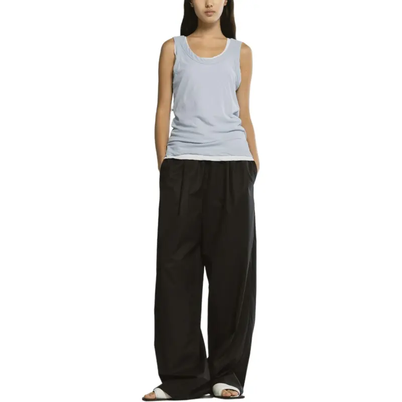CINOH Tank Tops Women's Sax Blue-2