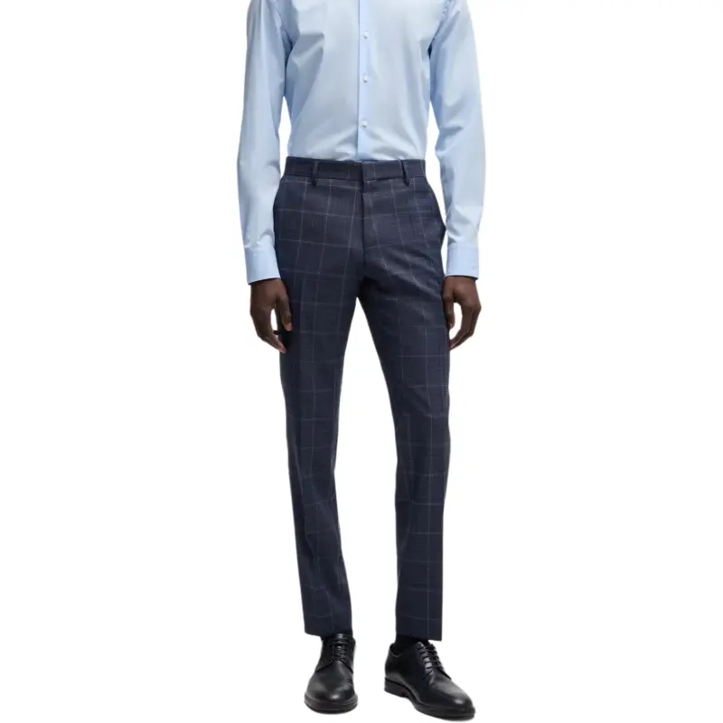 HUGO BOSS Plaid check Single breasted Suit-2