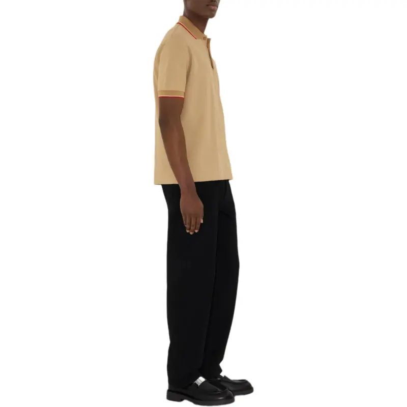 Burberry SS25 Polo Shirt Men's Khaki-3