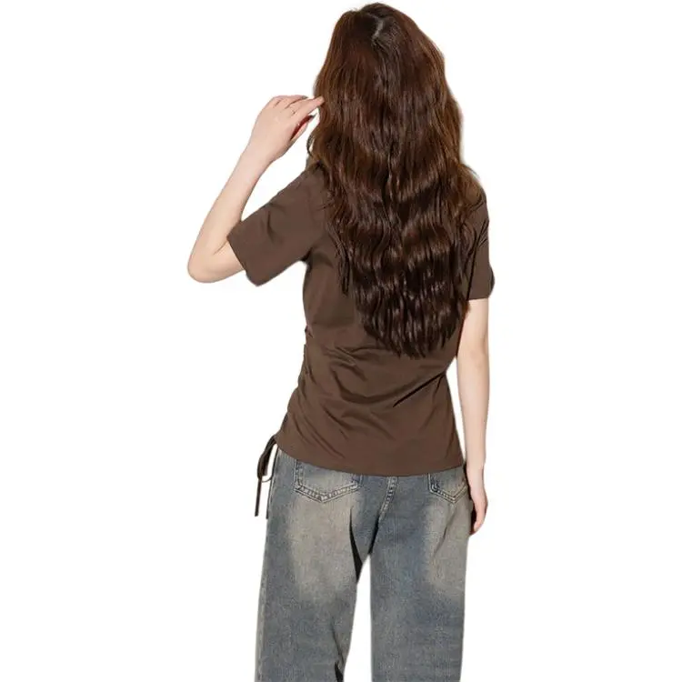 FAWENXIANGZI Regular T Shirt Women's-0
