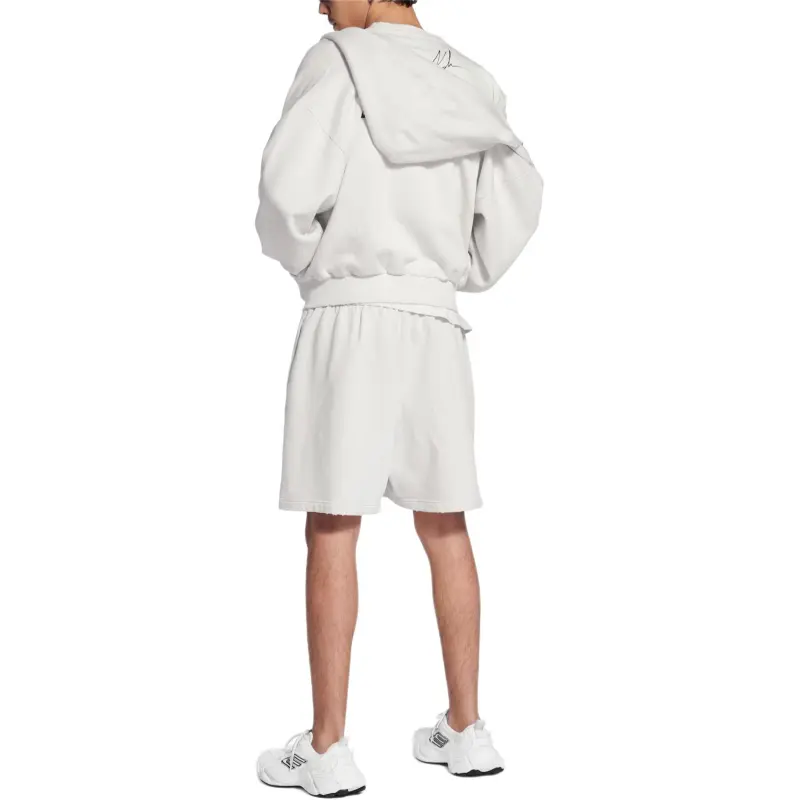 Balenciaga Casual Shorts Loose Fit Men's White Blue-2