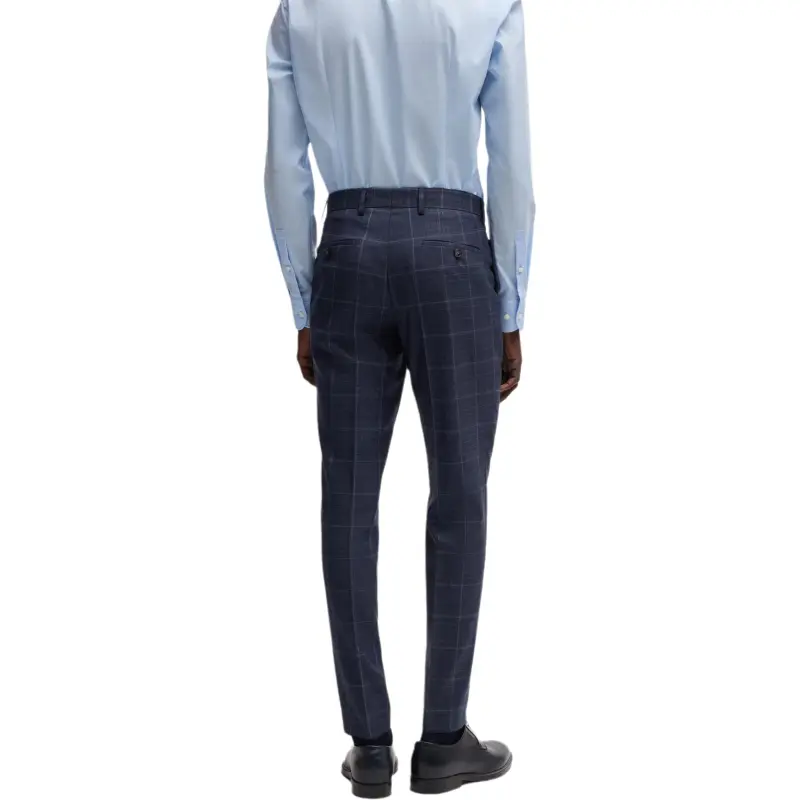 HUGO BOSS Plaid check Single breasted Suit-4