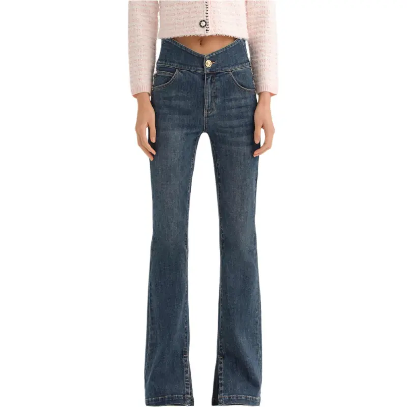 KARL LAGERFELD SS23 Casual Pants Women's Blue-2