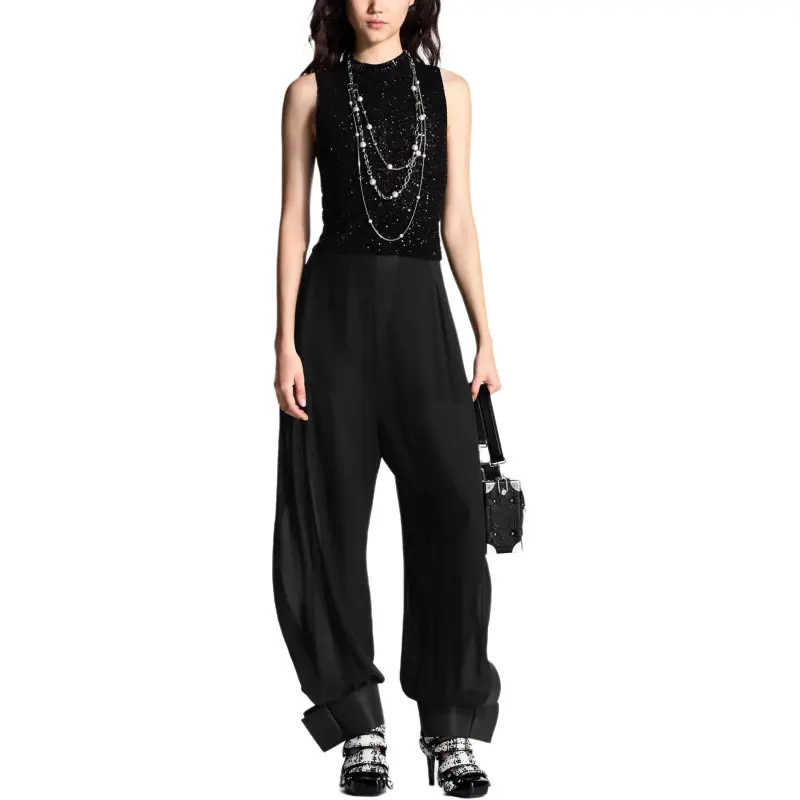 LOUIS VUITTON Tank Top Women's Black-2