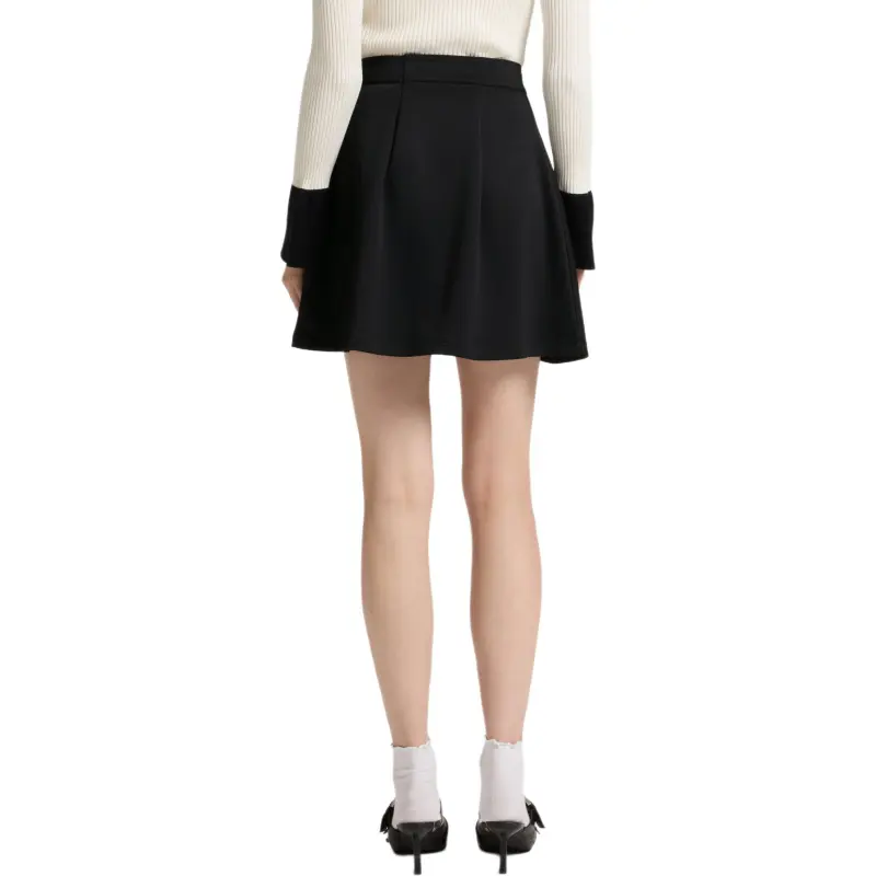 HUGO BOSS Casual Short Skirts Women's Black-3