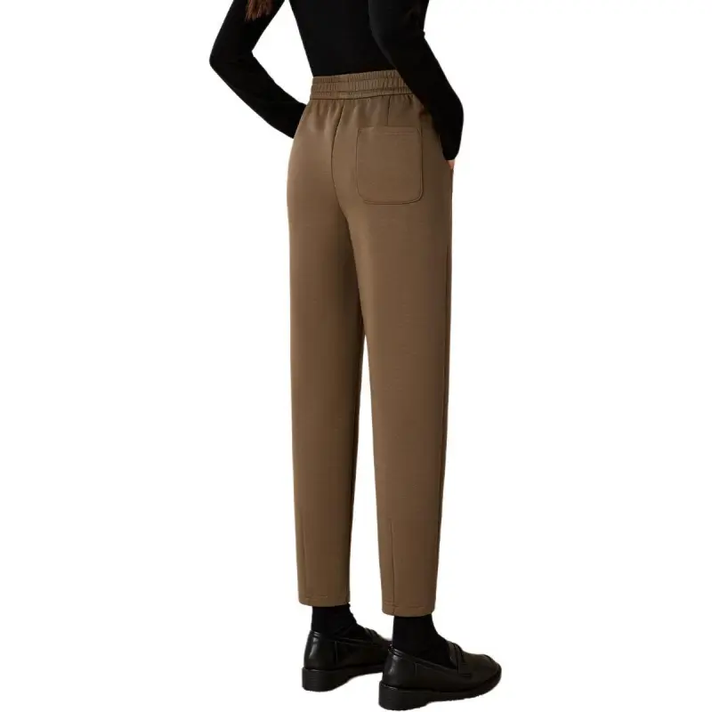 Mo Han Yi Mei Casual Pants Women's Coffee-1