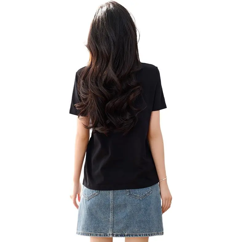 La Chapelle Regular T Shirt Women's Black-3
