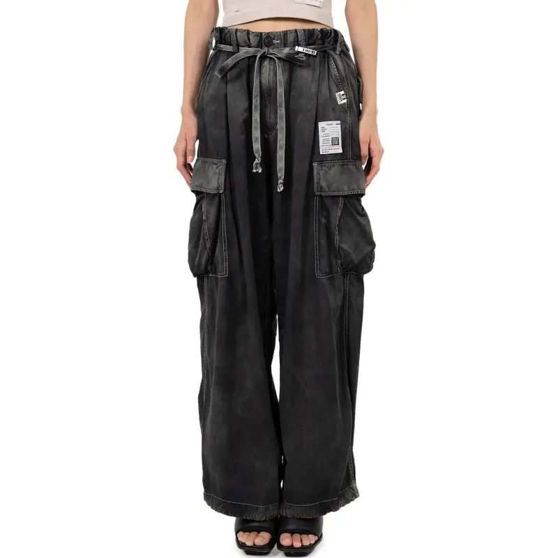 Maison Mihara Yasuhiro SS25 Cargo Pants Women's Black-2