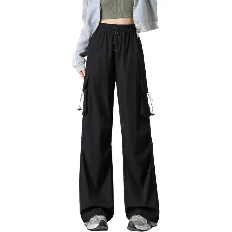 Ya Sheep People Casual Pants Women's Black-2