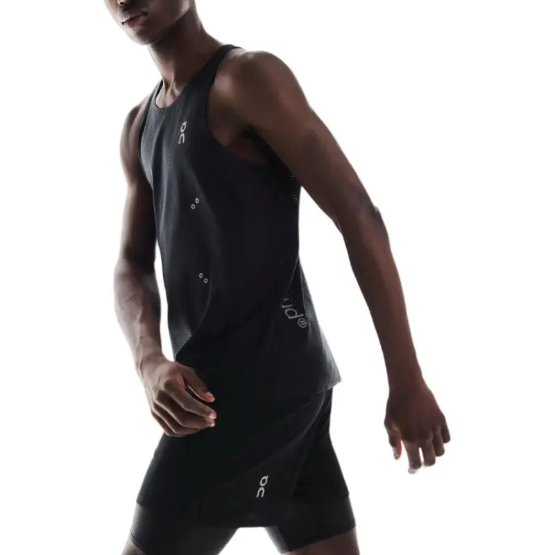 On Pace Tank Tops Men Black-1