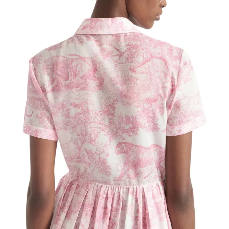 DIOR Short Sleeved Dress Women's-5