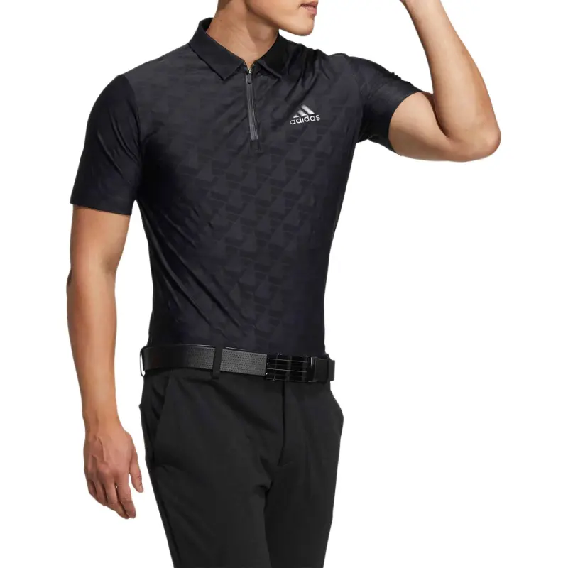 Adidas Polo Shirt Men's International Version Black-2