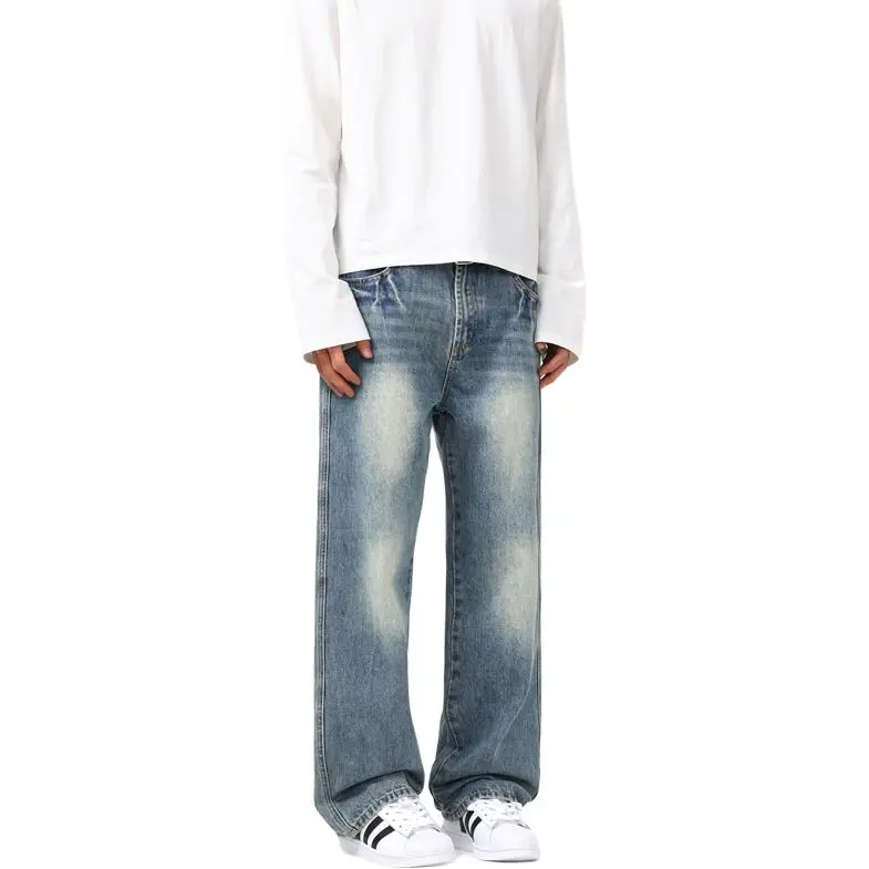 SONGS ALONG Jeans Unisex Blue-5
