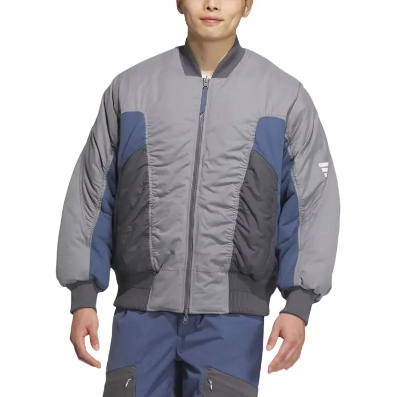 Adidas Puffer Jacket Men's Gray-1