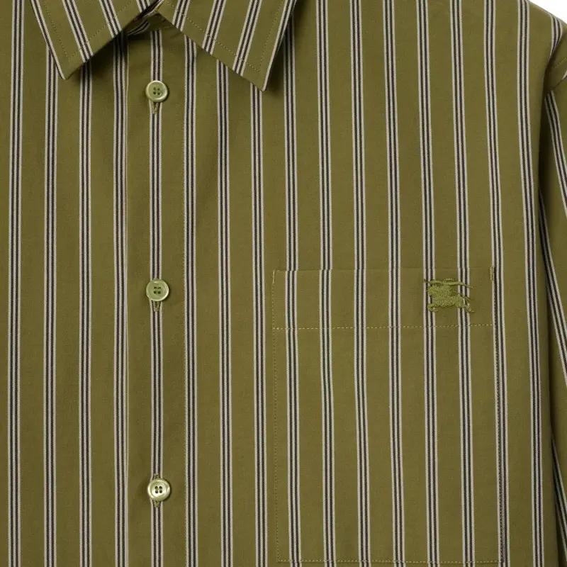 Burberry SS25 Shirt Men's Turquoise-4