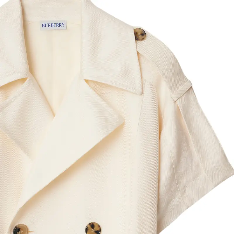Burberry Trench SS25 Short Sleeved Dress Women's Beige-4