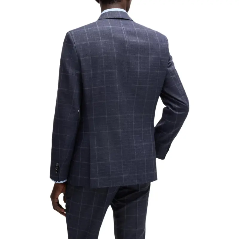 HUGO BOSS Plaid check Single breasted Suit-5