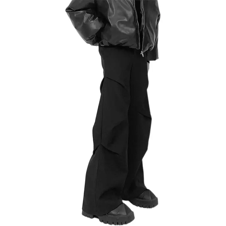 CORNILOT Casual Pants Unisex Black-2