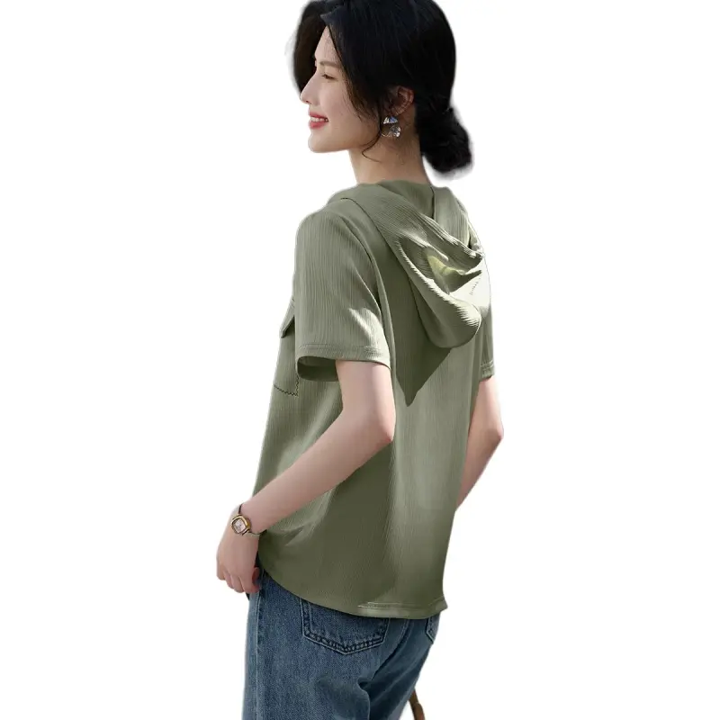 XWI T Shirts Women's Green-1