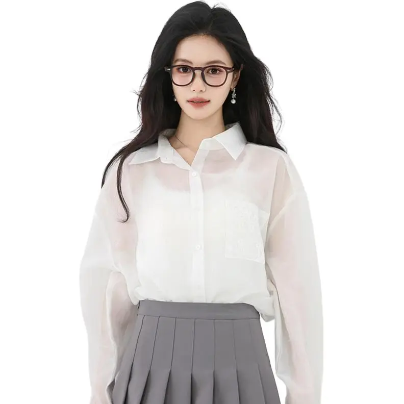 La Chapelle Shirts Women's White-1
