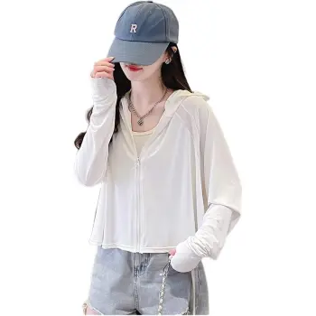 Flowers In Water Cropped Coat Women's