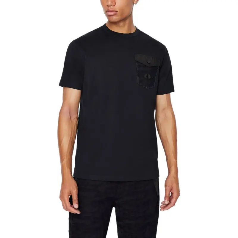 ARMANI EXCHANGEAE SS22 T Shirt Men's Navy Blue-2