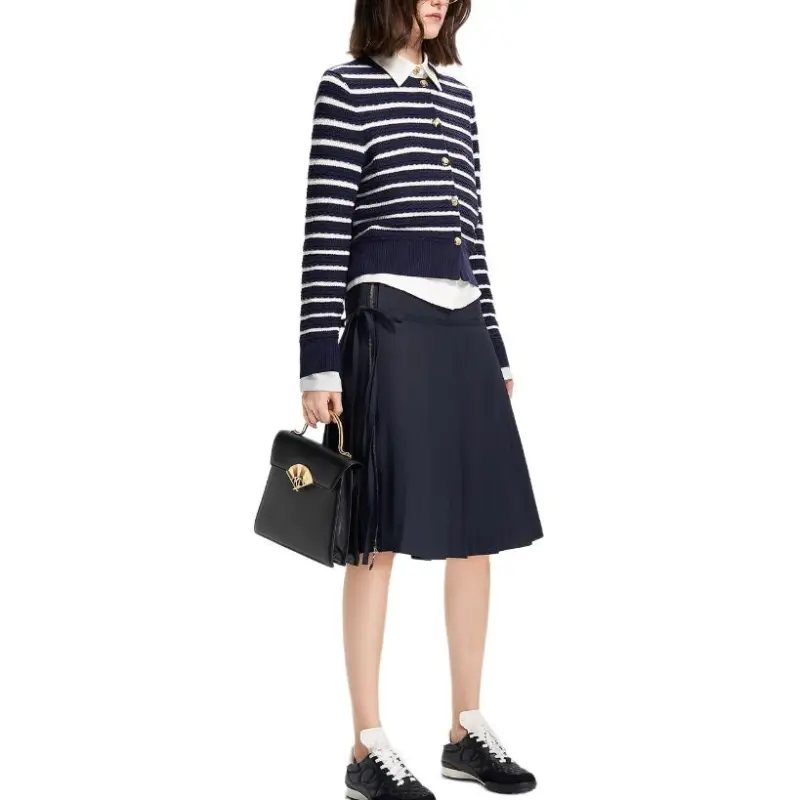 KARL LAGERFELD SS25 Knitwear Women's Black White-1