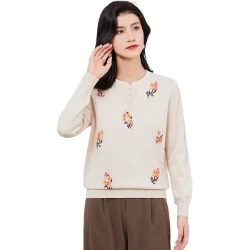 JINJU Sweater Women's Autumn Beige Apricot