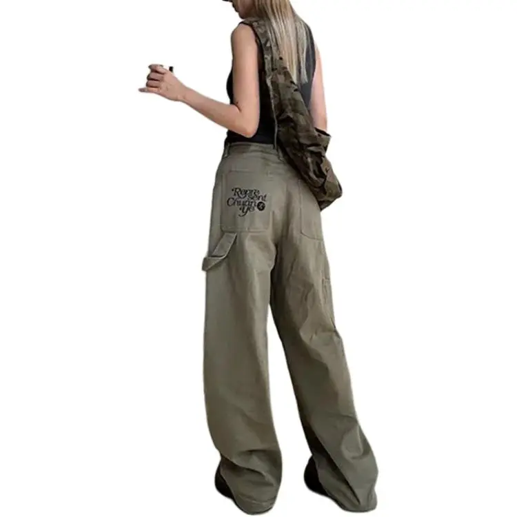 PLUSONEONE+ Cargo Pants Women's Khaki-1
