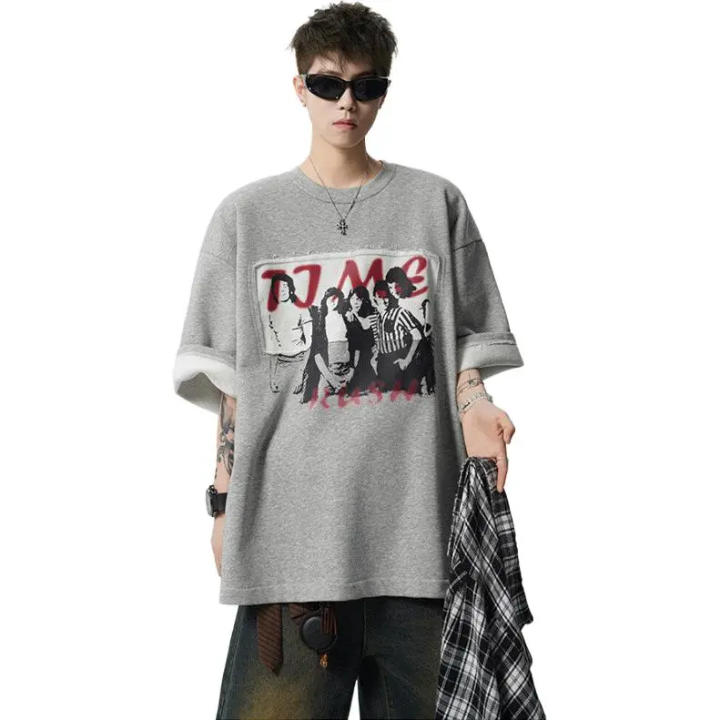 NOAHGIGI T Shirts Unisex Gray-5