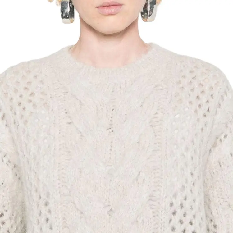 Brunello Cucinelli Chunky Knit Crewneck Jumper-4