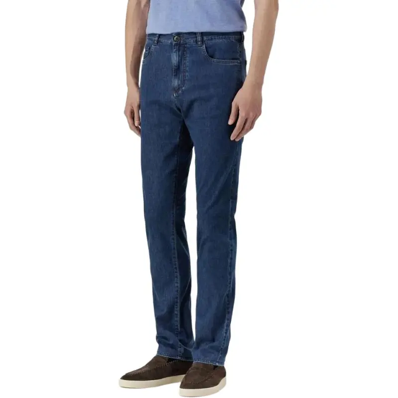Canali Jeans Men Blue-3
