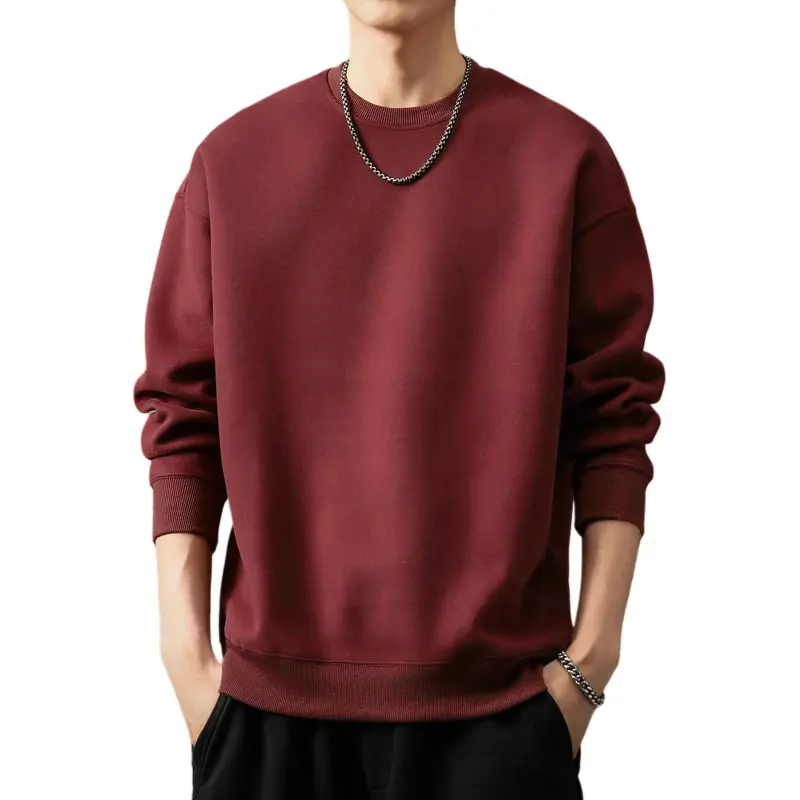 Devanro Sweatshirt Men's Maroon-1
