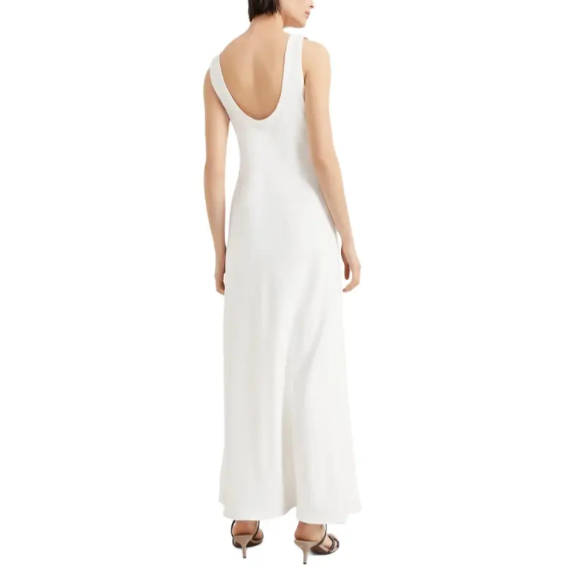 Brunello Cucinelli Slip Dress Women's White-1