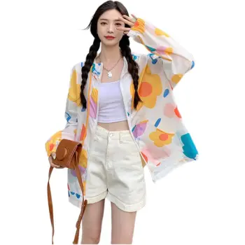 The Temptation Of The Muse Cropped Coat Women's Multicolor
