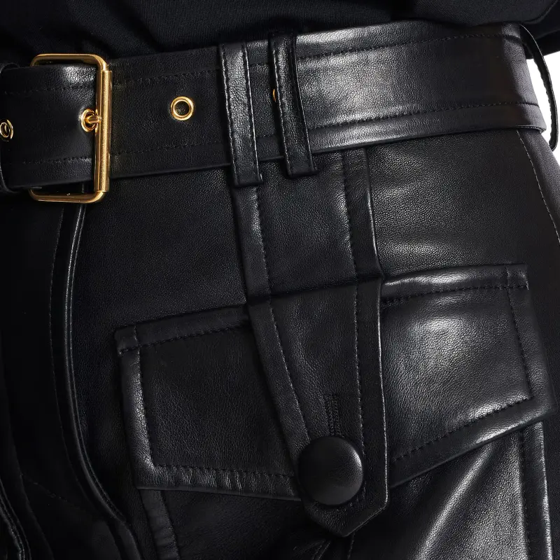 BALMAIN Belted Skirt-6