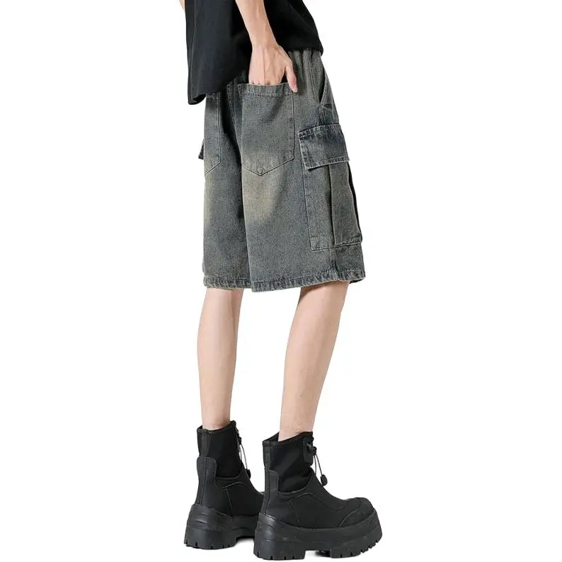 FASTFISH Denim Shorts Unisex-5