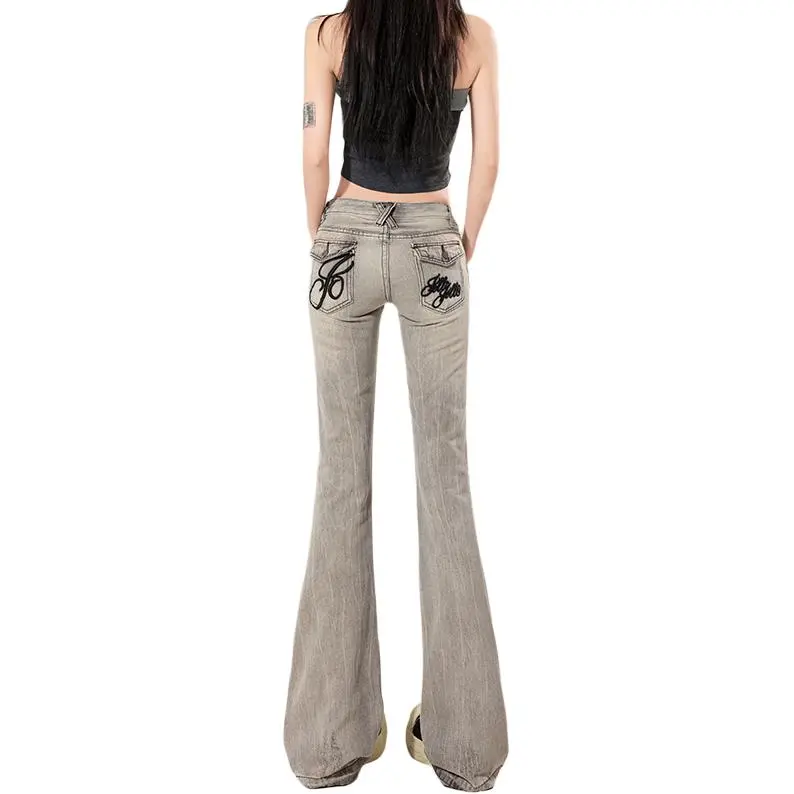 Kazakhstan Jeans Women's Smoke Gray-1