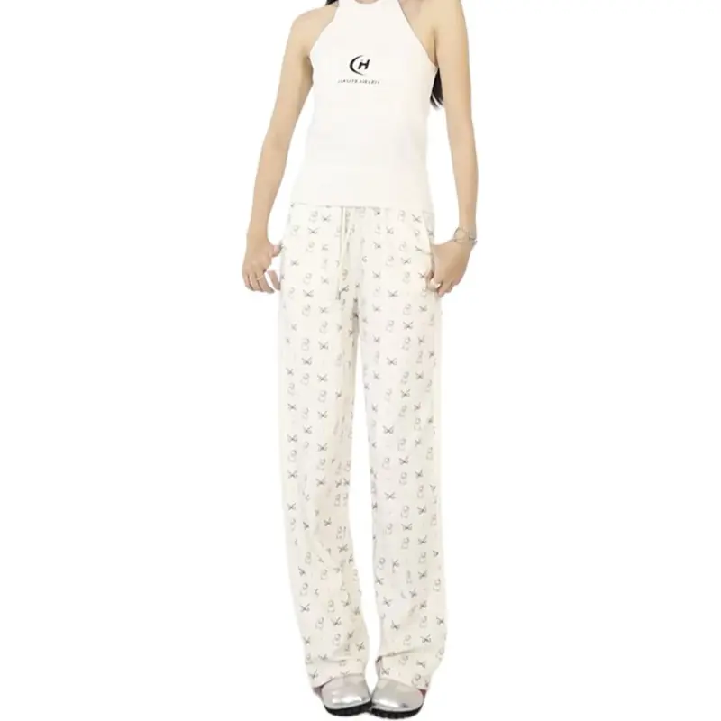HELEH Casual Pants Women's White-1