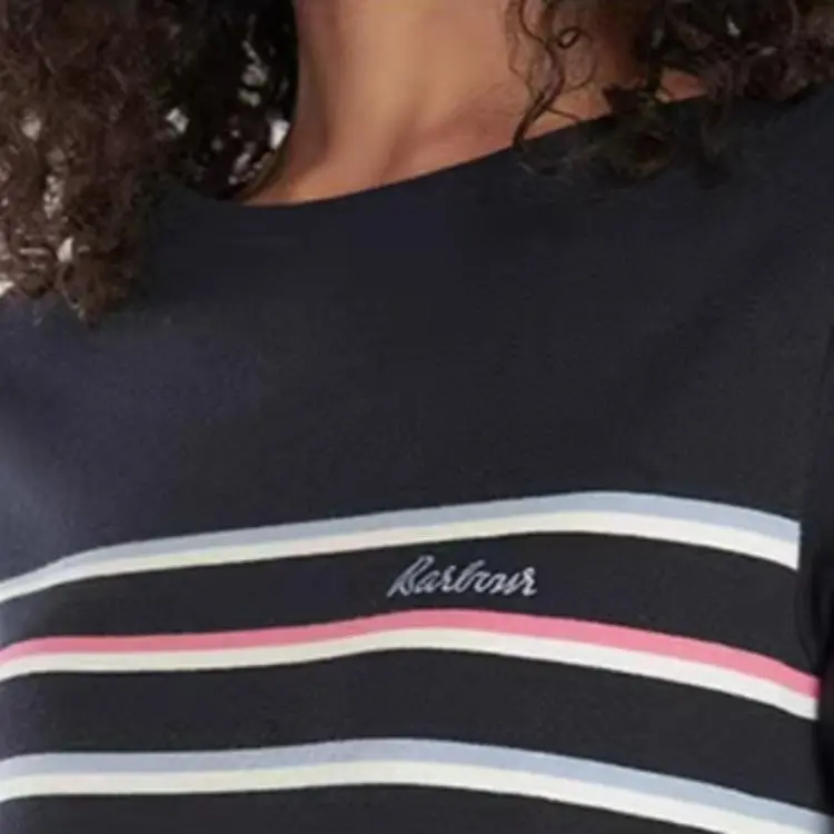 BARBOUR Short-Sleeved Dresses Women's Black-5